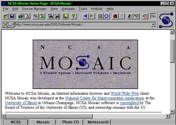 Mosaic Web Browser